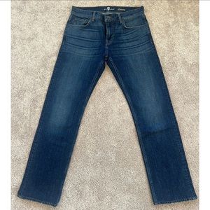 7 For All Mankind Slim Jean in Dark Indigo